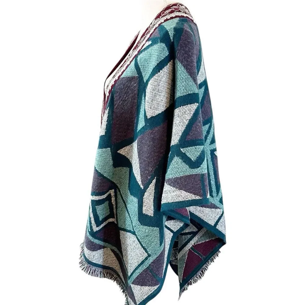 NWT‎ Soft Surroundings Icons Kimono Wrap One Size Acrylic Beaded Embroided
